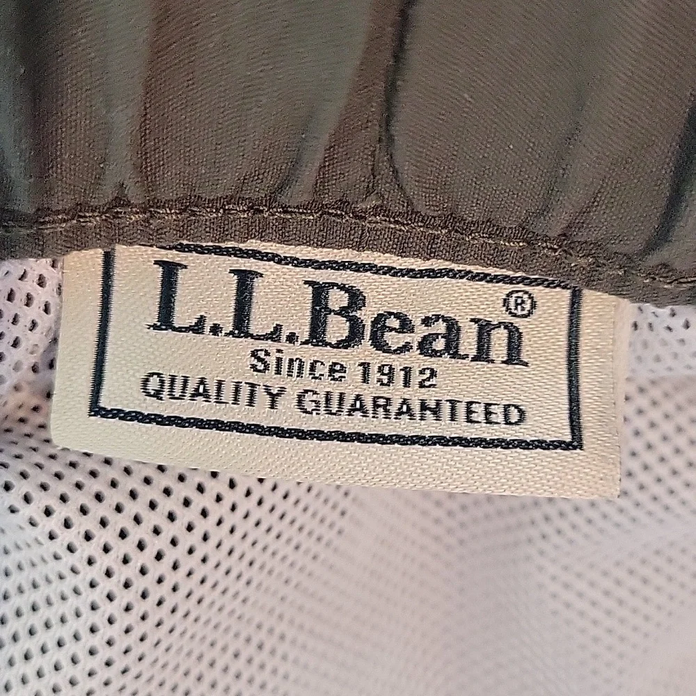 L.L. Bean Swim Trunks Lined Shorts size XL Men's  olive green